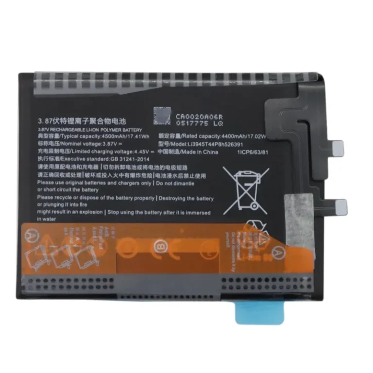 High capacity lithium ion replacement battery series Li3945T44P8h906455 Li3932T89P8h613487 Li3945T44P8h526391 for ZTE Nubia RedMagic series premium hardware pack