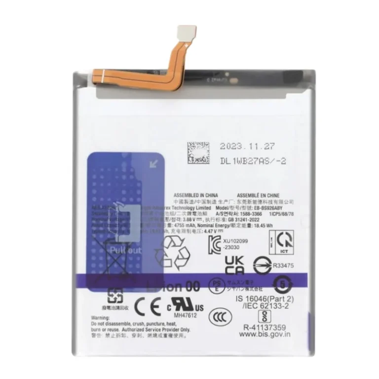 Grade A lithium ion cell phone battery series S10 S22 S22 Plus S23 S23 Plus S24 Plus S24 Ultra S25 S25 Plus for Samsung S series wholesale stockist supply