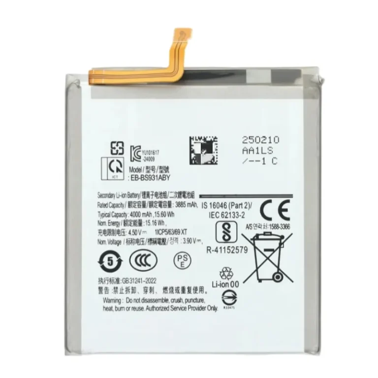 Grade A lithium ion cell phone battery series S10 S22 S22 Plus S23 S23 Plus S24 Plus S24 Ultra S25 S25 Plus for Samsung S series wholesale stockist supply